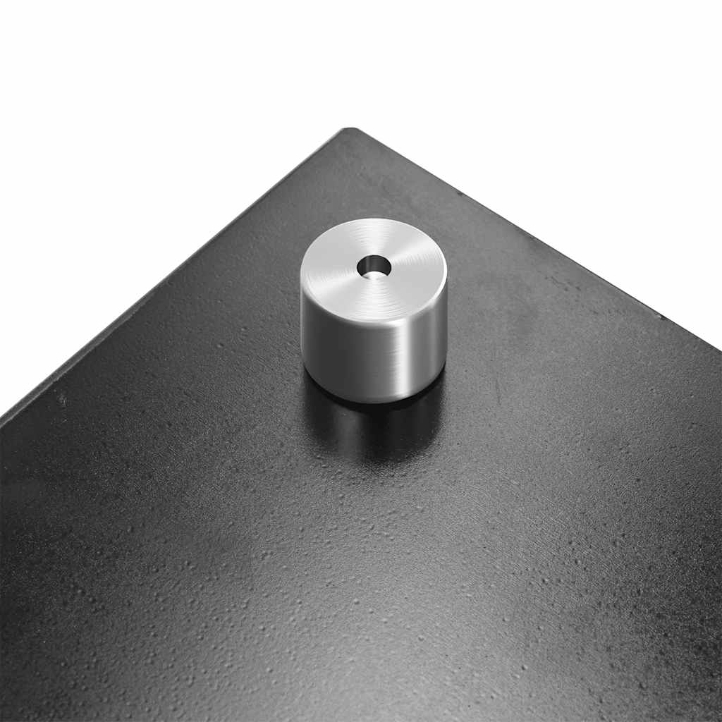 Kitchen Backsplashes 2 pcs Black 80x60 cm Tempered Glass