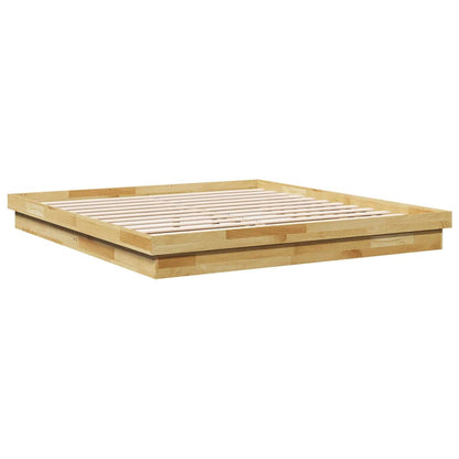 Bed Frame without Mattress 180x200 cm Super King Solid Wood Oak