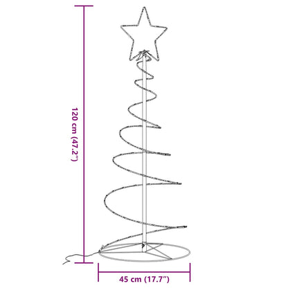 LED Christmas Tree 80 LEDs Warm White 120 cm
