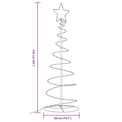 LED Christmas Tree 100 LEDs Warm White 150 cm