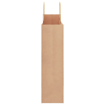 Paper Bags 50 pcs with Handles Brown 32x12x42 cm