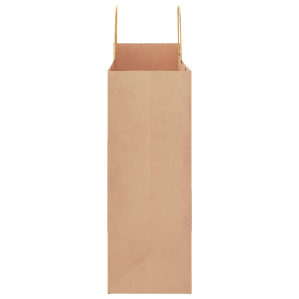 Paper Bags 50 pcs with Handles Brown 32x17x44 cm