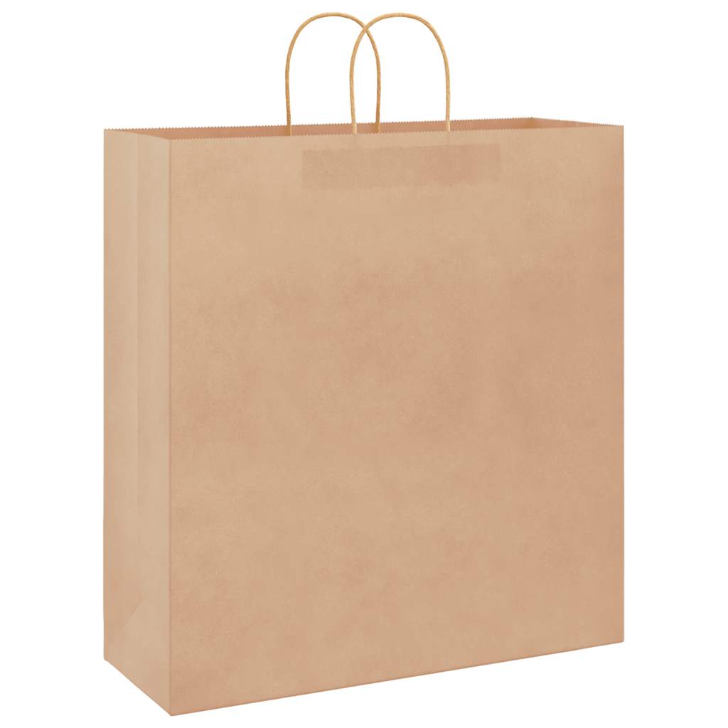 Paper Bags 50 pcs with Handles Brown 45x17x48 cm