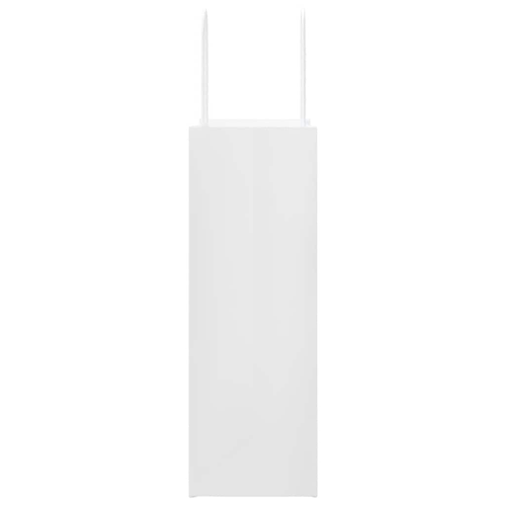 Paper Bags 50 pcs with Handles White 21x11x31 cm