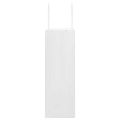 Paper Bags 50 pcs with Handles White 21x11x31 cm