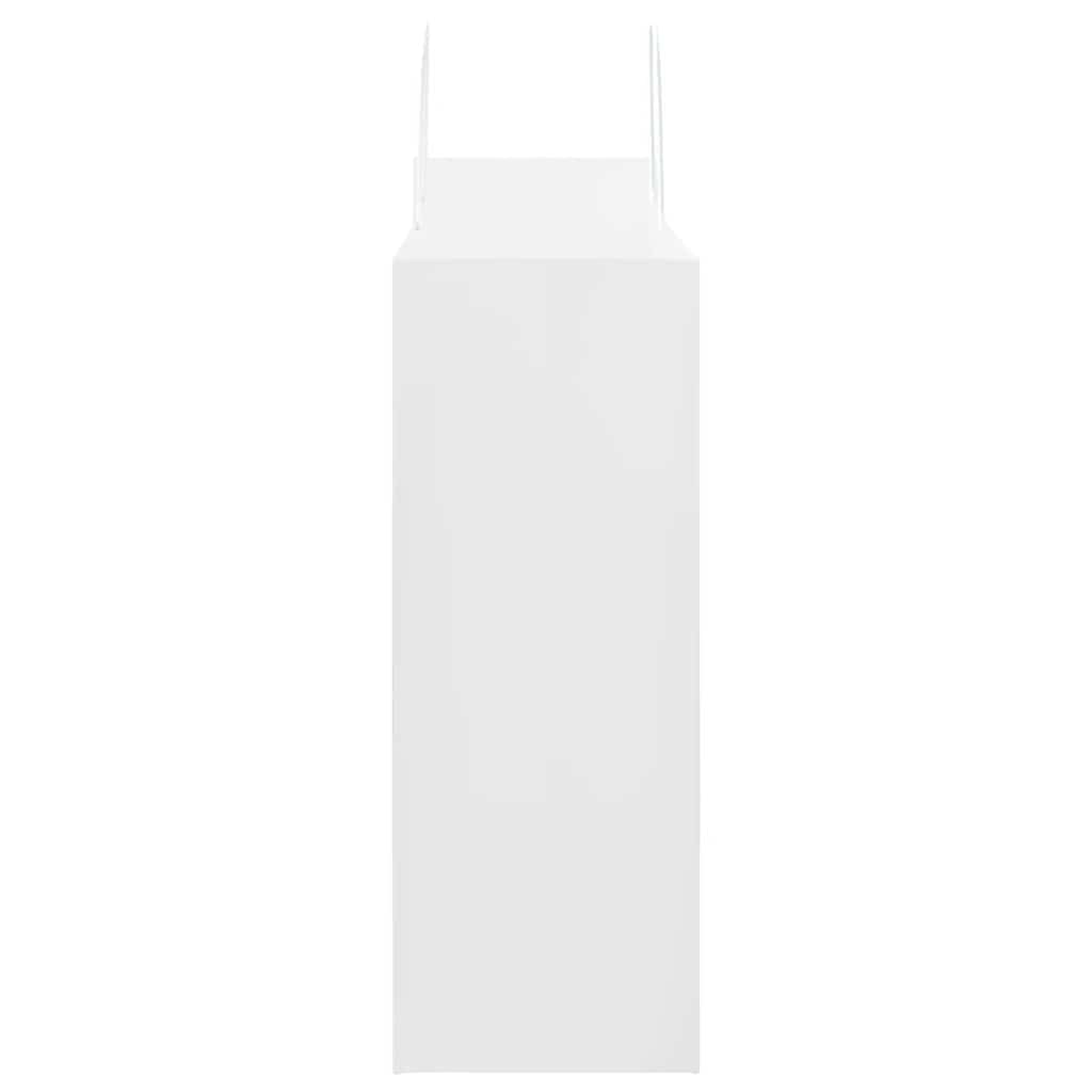 Paper Bags 50 pcs with Handles White 32x17x44 cm