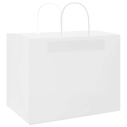 Paper Bags 50 pcs with Handles White 32x22x24 cm
