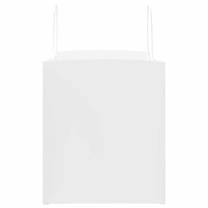 Paper Bags 50 pcs with Handles White 32x22x24 cm