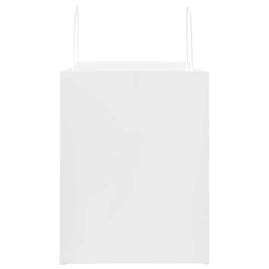 Paper Bags 50 pcs with Handles White 32x22x28 cm