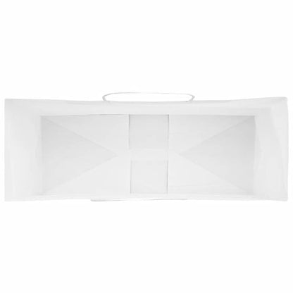 Paper Bags 50 pcs with Handles White 45x17x48 cm
