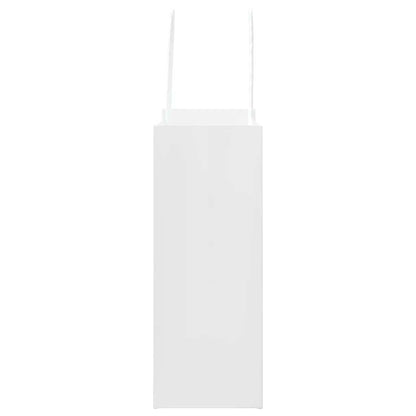 Paper Bags 250 pcs with Handles White 18x8x22 cm