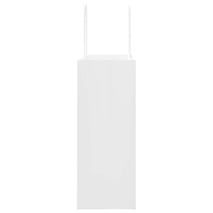 Paper Bags 250 pcs with Handles White 21x11x28 cm