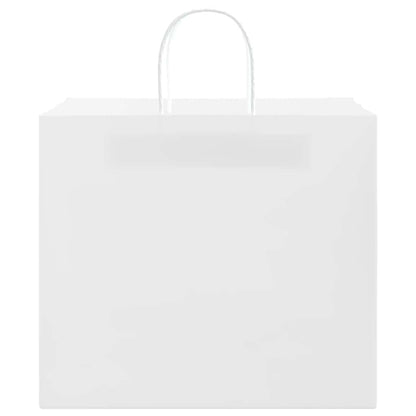 Paper Bags 250 pcs with Handles White 32x22x28 cm