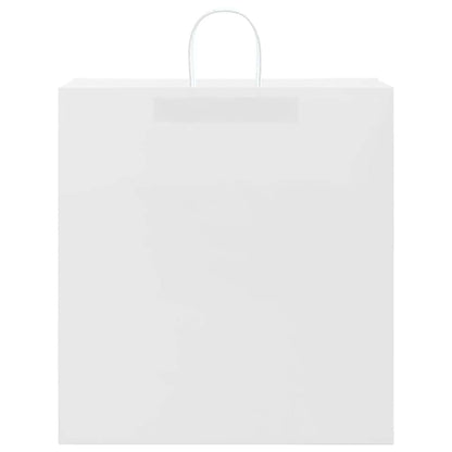 Paper Bags 250 pcs with Handles White 45x17x48 cm