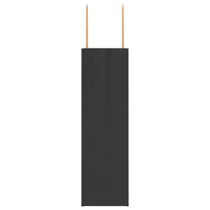 Paper Bags 50 pcs with Handles Black 21x11x36 cm