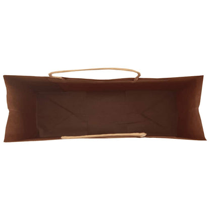 Paper Bags 50 pcs with Handles Black 32x12x42 cm