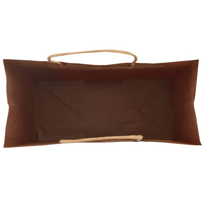 Paper Bags 250 pcs with Handles Black 18x8x22 cm