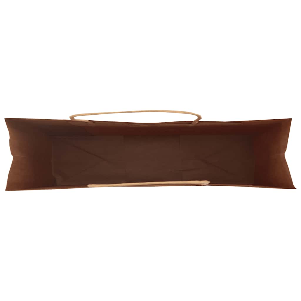 Paper Bags 250 pcs with Handles Black 54x15x49 cm