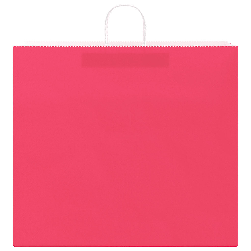 Paper Bags 50 pcs with Handles Pink 54x15x49 cm