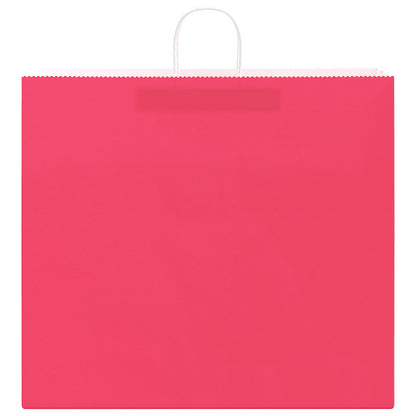 Paper Bags 50 pcs with Handles Pink 54x15x49 cm
