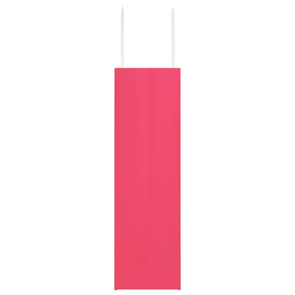 Paper Bags 250 pcs with Handles Pink 21x11x36 cm