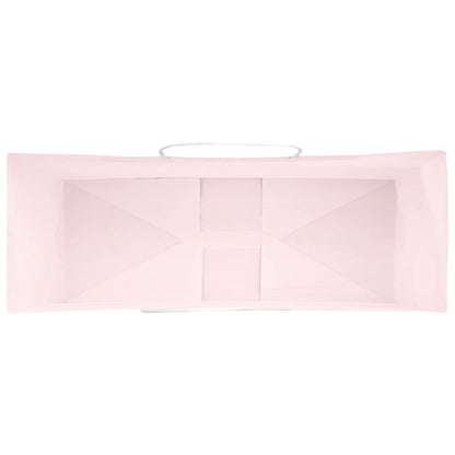 Paper Bags 250 pcs with Handles Pink 45x17x48 cm