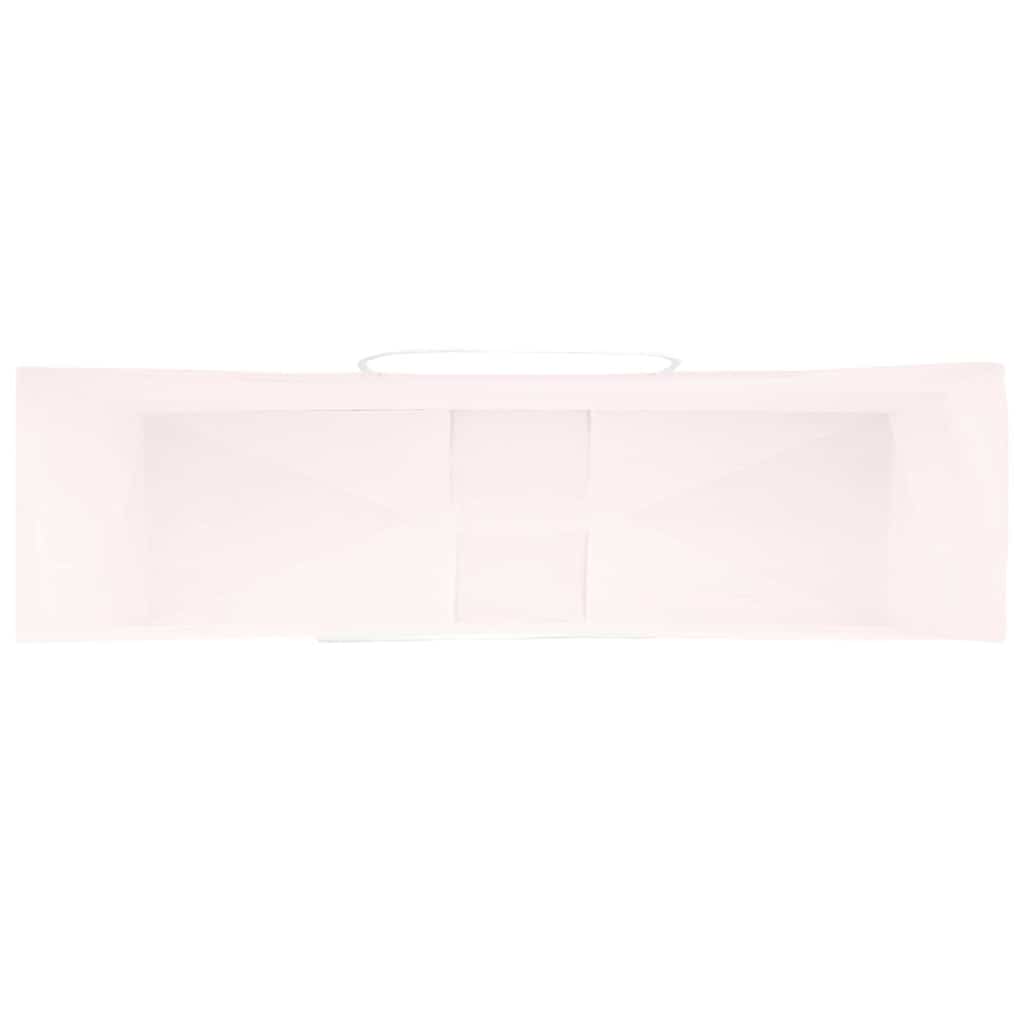 Paper Bags 250 pcs with Handles Pink 54x15x49 cm