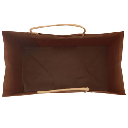 Paper Bags 50 pcs with Handles Blue 15x8x21 cm