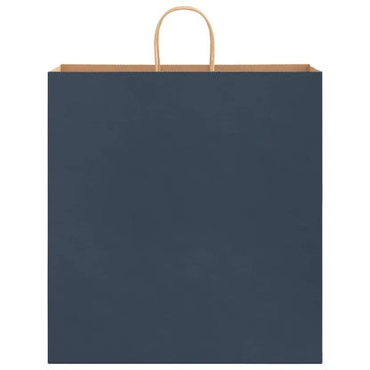 Paper Bags 50 pcs with Handles Blue 45x17x48 cm