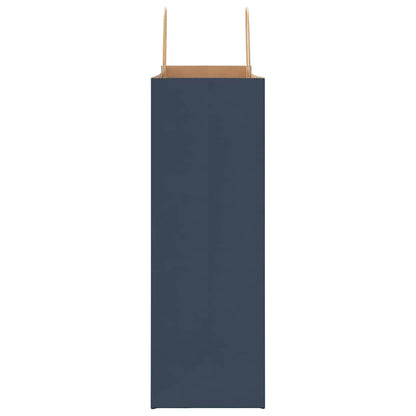 Paper Bags 50 pcs with Handles Blue 45x17x48 cm