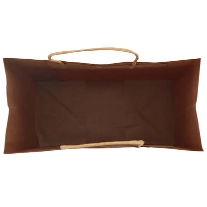 Paper Bags 250 pcs with Handles Blue 21x11x28 cm
