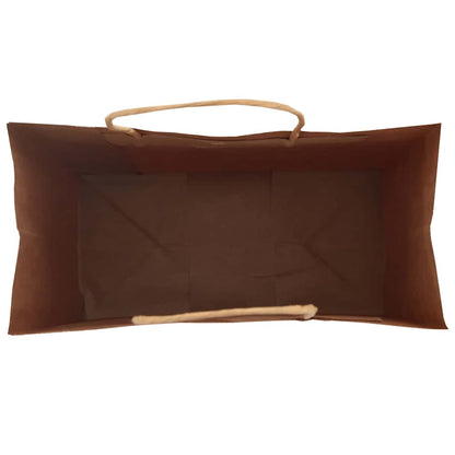 Paper Bags 250 pcs with Handles Blue 21x11x31 cm