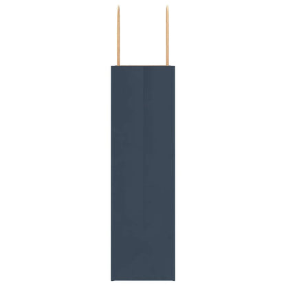 Paper Bags 250 pcs with Handles Blue 21x11x36 cm