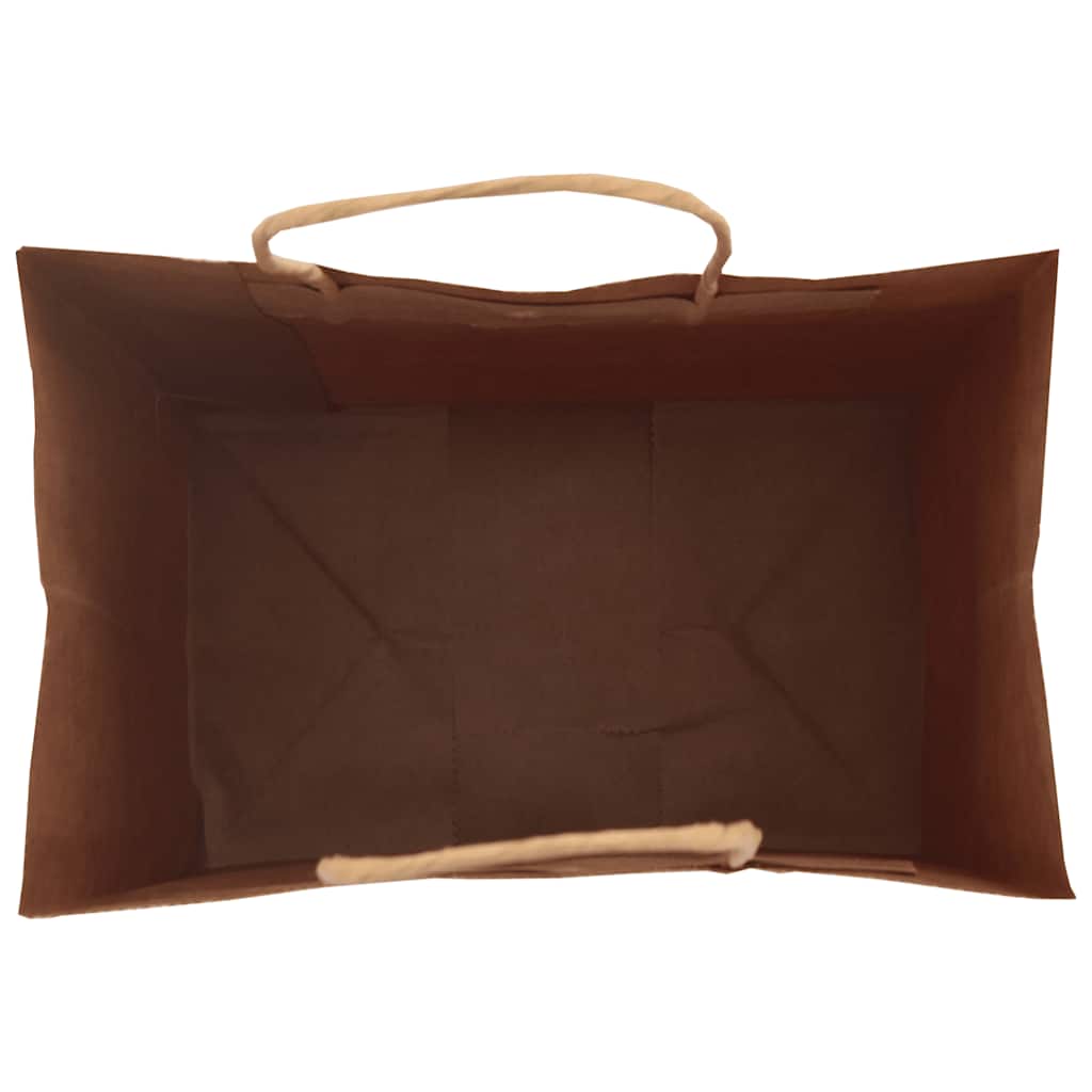 Paper Bags 250 pcs with Handles Blue 32x22x24 cm
