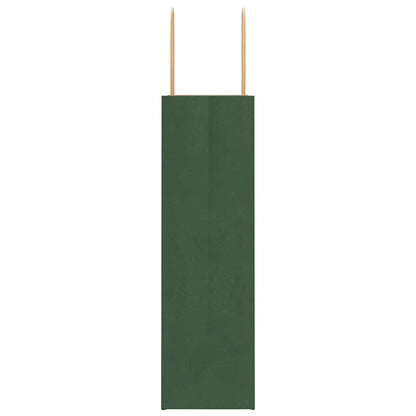 Paper Bags 50 pcs with Handles Green 21x11x36 cm