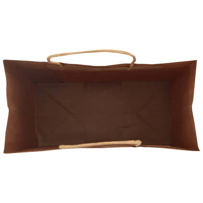 Paper Bags 50 pcs with Handles Green 21x11x36 cm