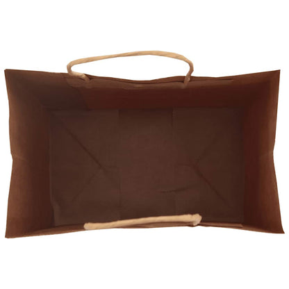 Paper Bags 50 pcs with Handles Green 26x17x25 cm