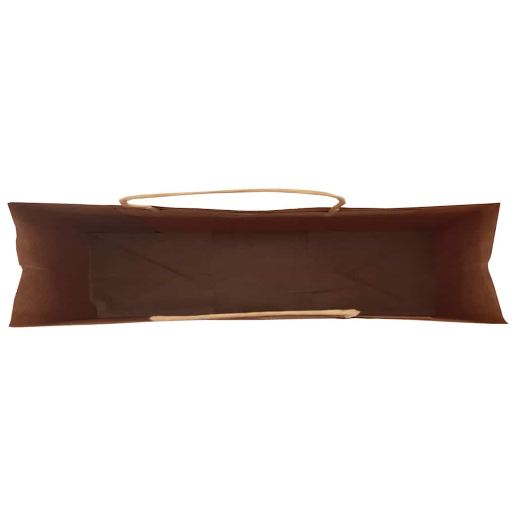Paper Bags 250 pcs with Handles Green 54x15x49 cm