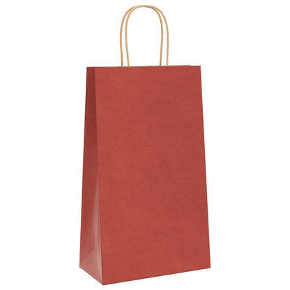 Paper Bags 50 pcs with Handles Red 21x11x36 cm