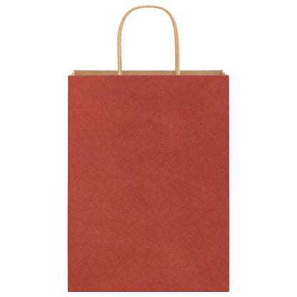 Paper Bags 50 pcs with Handles Red 26x12x35 cm