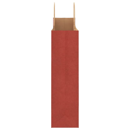 Paper Bags 50 pcs with Handles Red 32x12x42 cm