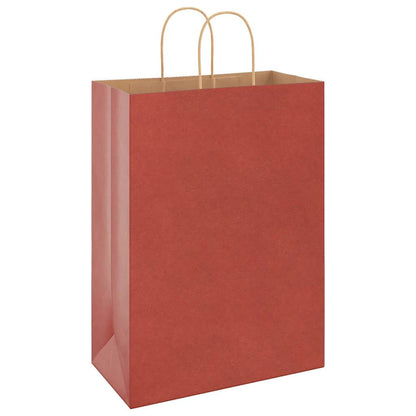 Paper Bags 50 pcs with Handles Red 32x17x44 cm