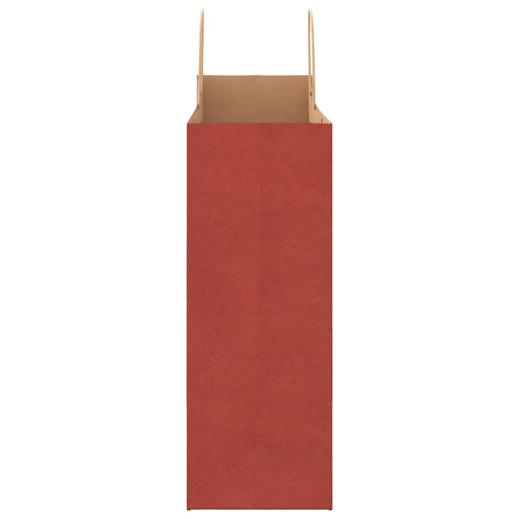 Paper Bags 50 pcs with Handles Red 32x17x44 cm