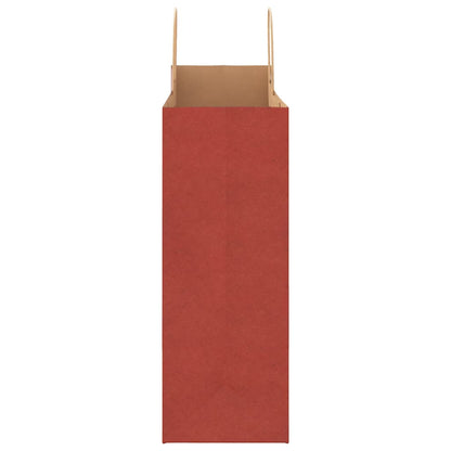 Paper Bags 50 pcs with Handles Red 32x17x44 cm