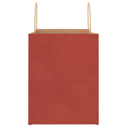 Paper Bags 50 pcs with Handles Red 32x22x28 cm