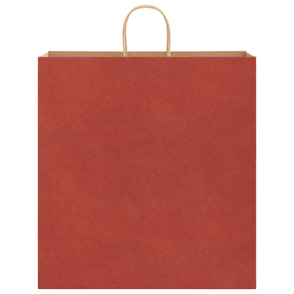 Paper Bags 50 pcs with Handles Red 45x17x48 cm