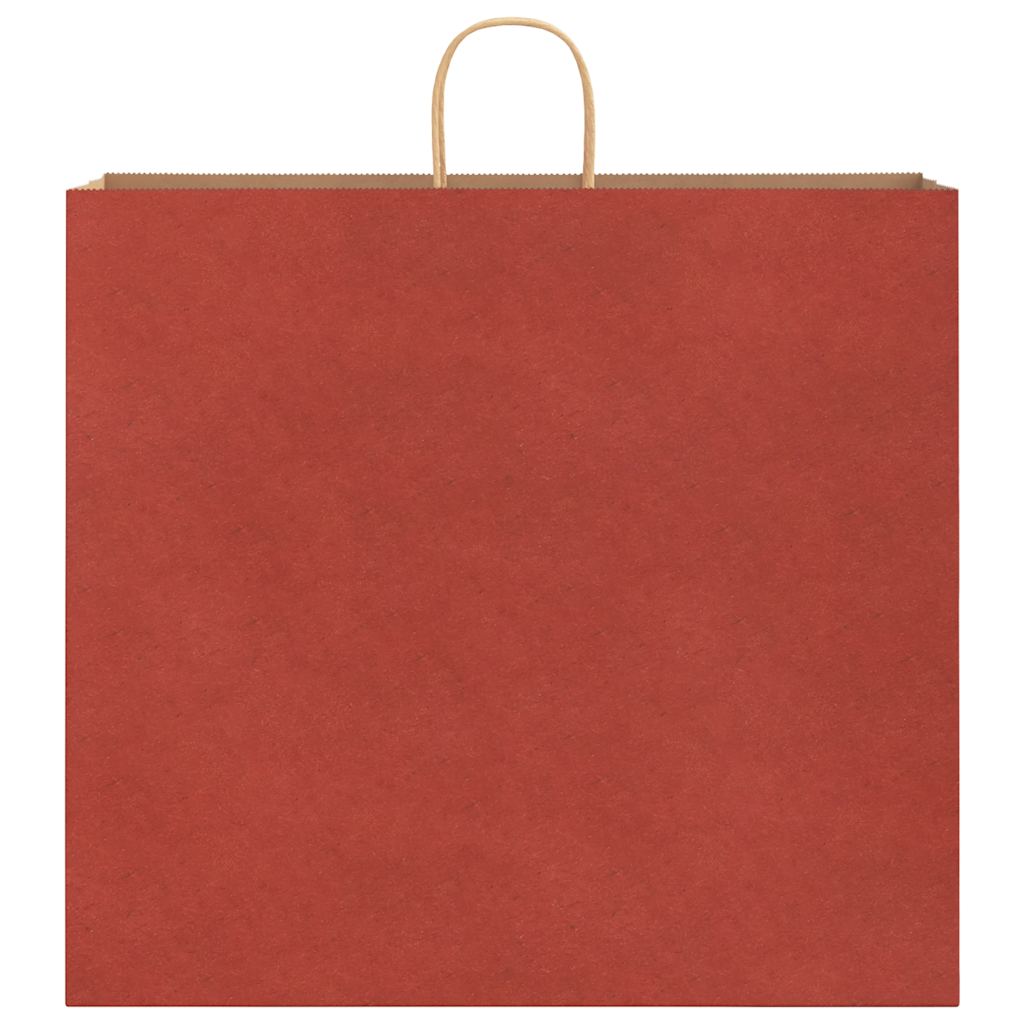 Paper Bags 50 pcs with Handles Red 54x15x49 cm