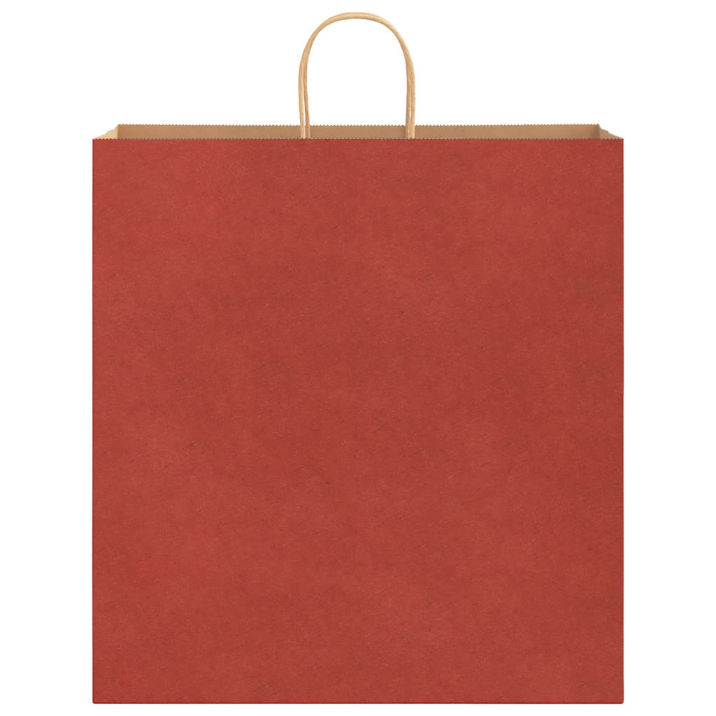 Paper Bags 250 pcs with Handles Red 45x17x48 cm