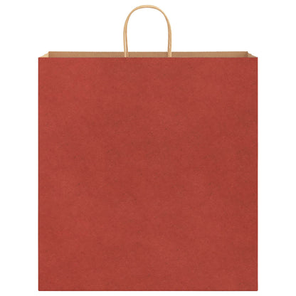 Paper Bags 250 pcs with Handles Red 45x17x48 cm