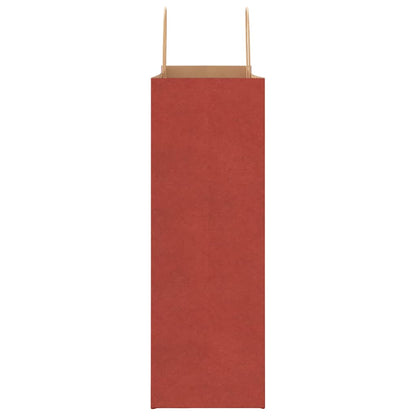 Paper Bags 250 pcs with Handles Red 45x17x48 cm